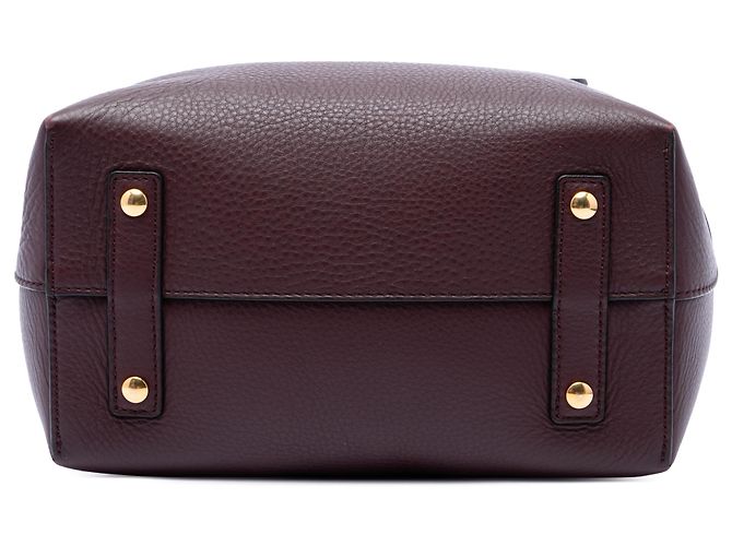 Burberry Marais Gürteltasche aus bicolor Leder rot Small - Ansicht 3