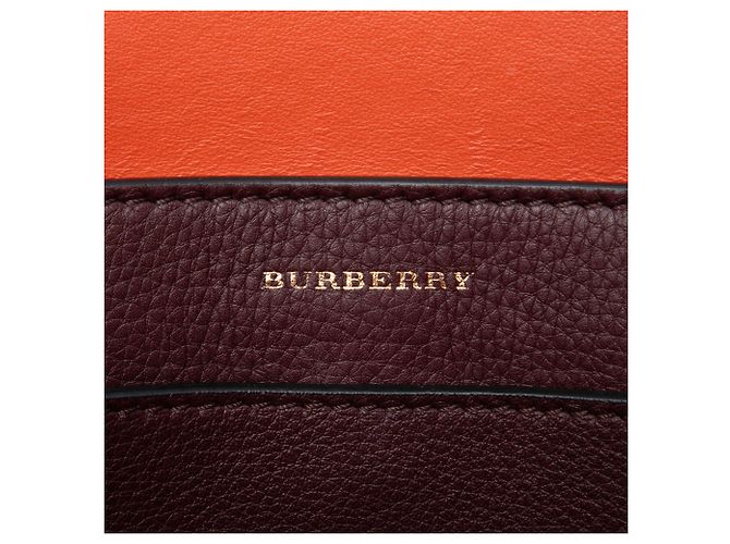 Burberry Marais Gürteltasche aus bicolor Leder rot Small - Ansicht 5