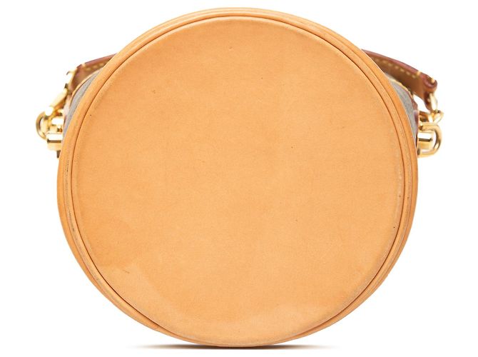 Borsa Bucket Duffle Louis Vuitton Brown Monogram Marrone - vista 3