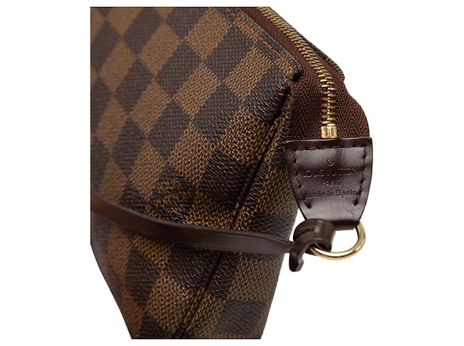 Louis Vuitton Brown Damier Ebene Pochette Accessoires Marrone - vista 5