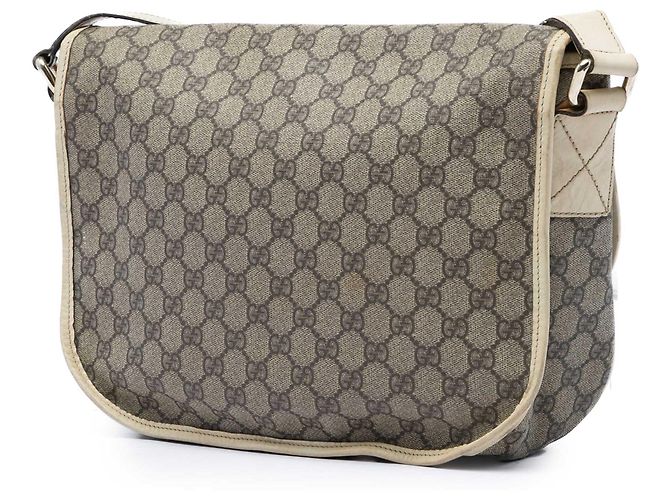 Borsa a tracolla Gucci Beige GG Supreme - vista 2