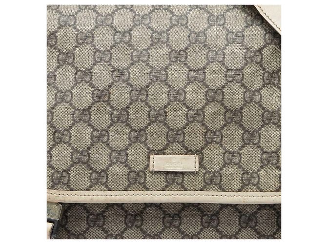Borsa a tracolla Gucci Beige GG Supreme - vista 5