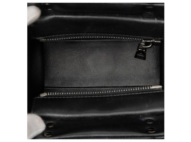 Valentino Black Small Nappa One Stud Top Handle Bag - view 4