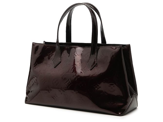 Louis Vuitton Purple Monogram Vernis Wilshire PM Porpora - vista 2
