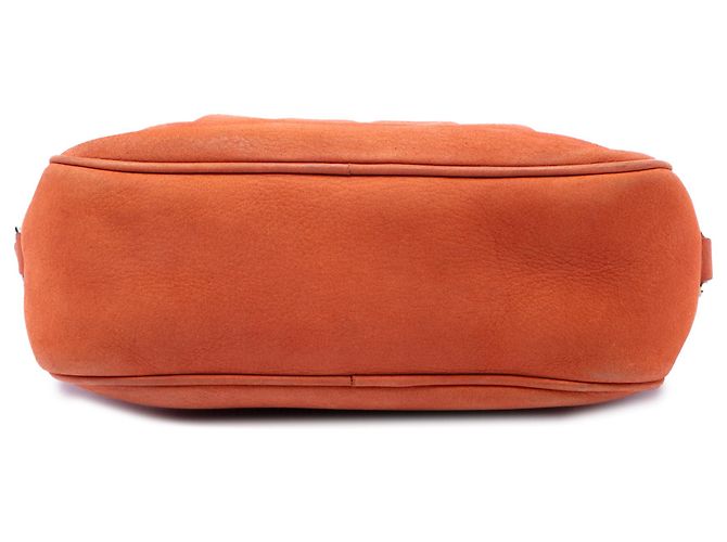Gucci Soho Disco Crossbody in nubuck arancione - vista 3