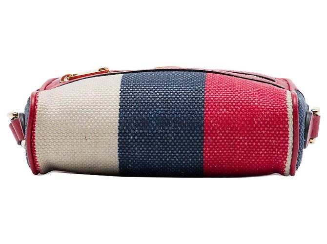 Gucci Mini Borsa a Tracolla Ophidia in Canvas Rossa Rosso - vista 3