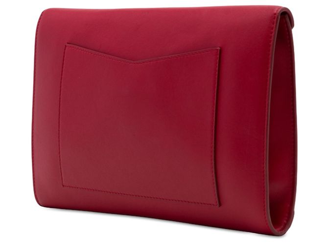 Clutch Chanel Red CC Lambskin Airlines Envelope Clutch Rosso - vista 2
