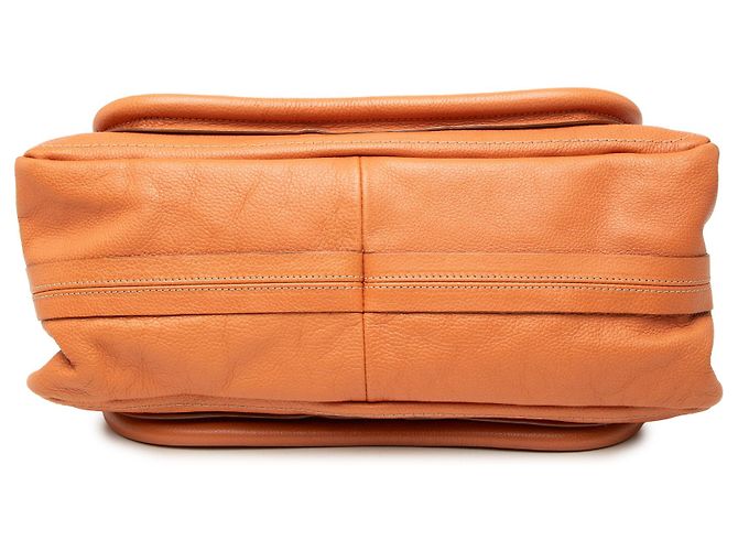Bolso Satchel Paraty de cuero naranja tamaño Medium de Chloé - vista 3
