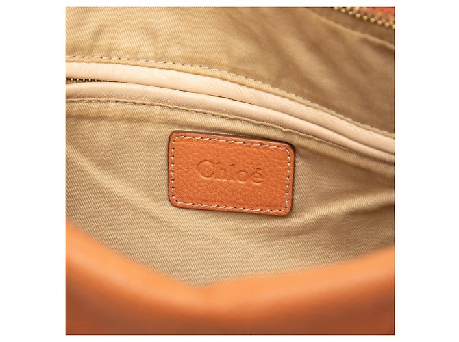 Bolso Satchel Paraty de cuero naranja tamaño Medium de Chloé - vista 5