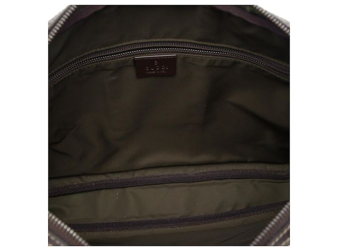 Borsa a tracolla Gucci Beige GG Supreme Interlocking G - vista 4