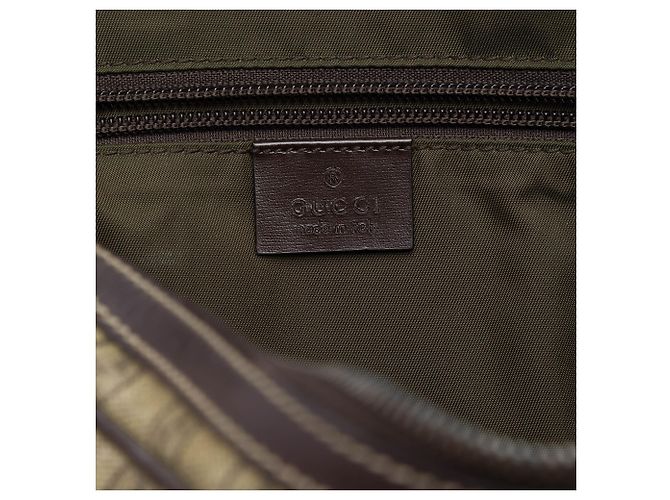 Borsa a tracolla Gucci Beige GG Supreme Interlocking G - vista 5