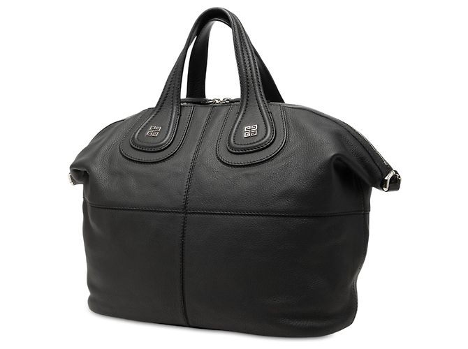 Givenchy Nightingale Satchel aus Kalbsleder in Schwarz, Medium - Ansicht 2