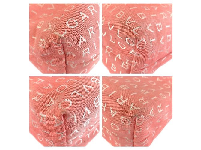 Bulgari Borsa a tracolla Bvlgari Logomania Pink Cream Rosa Crudo - vista 3