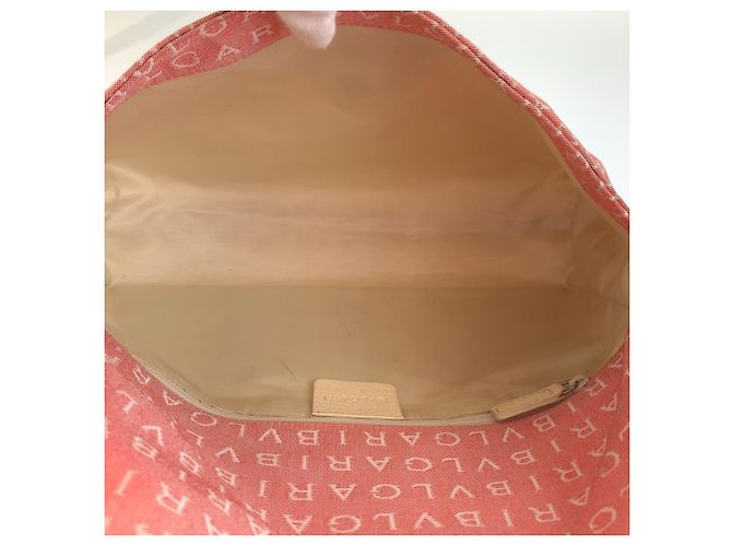 Bulgari Borsa a tracolla Bvlgari Logomania Pink Cream Rosa Crudo - vista 9