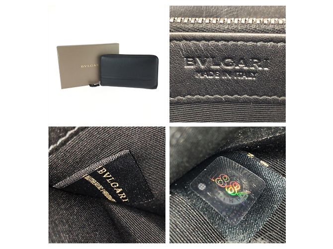 Bulgari Bvlgari Octo Black Leather Long Wallet - view 5