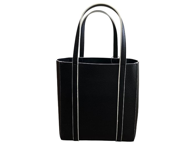 Balenciaga Everyday Leder-Tote-Bag Schwarz - Ansicht 2