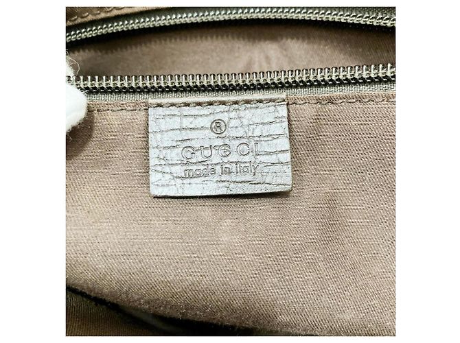 Gucci GG Supreme Leder-Tote-Bag Beige - Ansicht 4