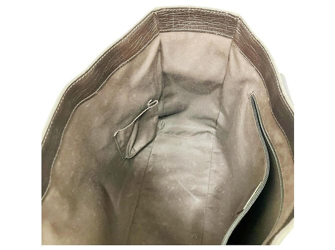 Gucci GG Supreme Leder-Tote-Bag Beige - Ansicht 5