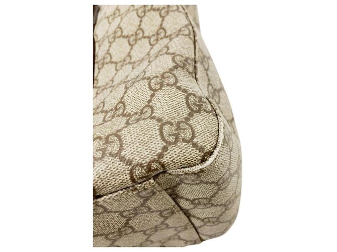 Gucci GG Supreme Leder-Tote-Bag Beige - Ansicht 6
