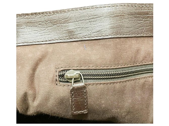 Gucci GG Supreme Leder-Tote-Bag Beige - Ansicht 8