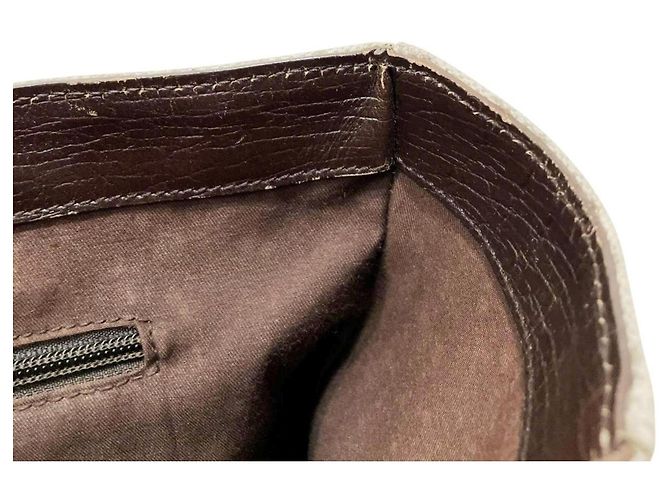 Gucci GG Supreme Leder-Tote-Bag Beige - Ansicht 9