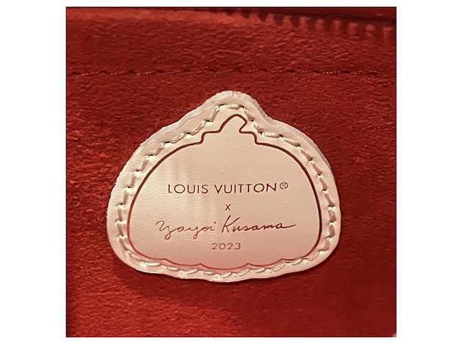 Borsa a tracolla Louis Vuitton x Yayoi Kusama Marellini Bianco Rosso - vista 4