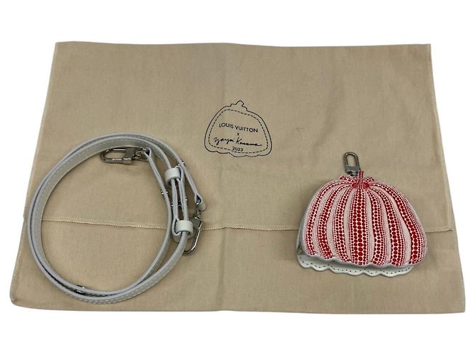 Borsa a tracolla Louis Vuitton x Yayoi Kusama Marellini Bianco Rosso - vista 5