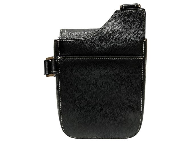 Bolso de hombro Christian Dior x Shawn Stussy Saddle Bee Pouch Negro - vista 2