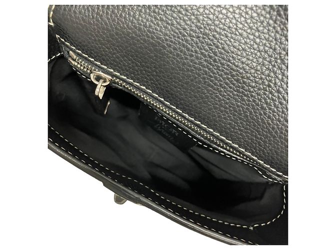 Bolso de hombro Christian Dior x Shawn Stussy Saddle Bee Pouch Negro - vista 6