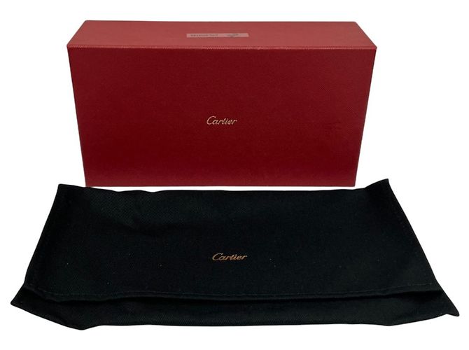 Borsa a tracolla in pelle Cartier Trinity Nero - vista 5