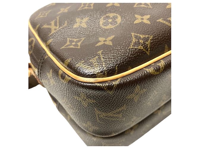 Bolso de hombro Louis Vuitton Monogram Castaño - view 8