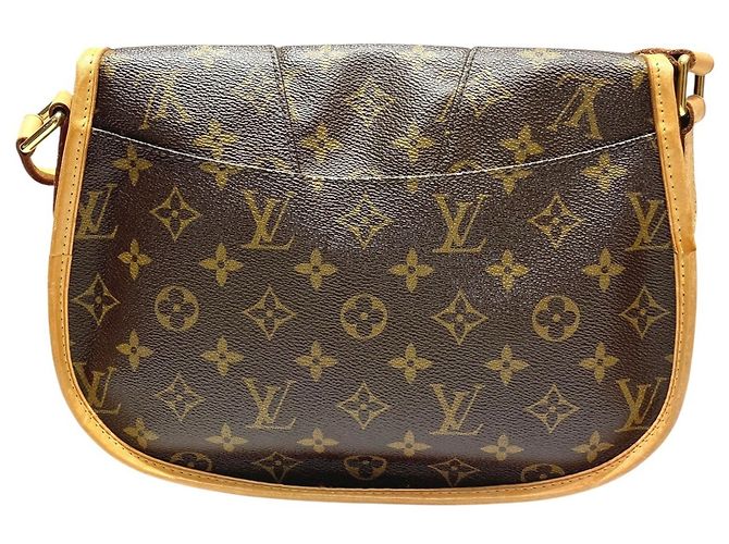 Borsa a tracolla Louis Vuitton Menilmontant PM Marrone - vista 2