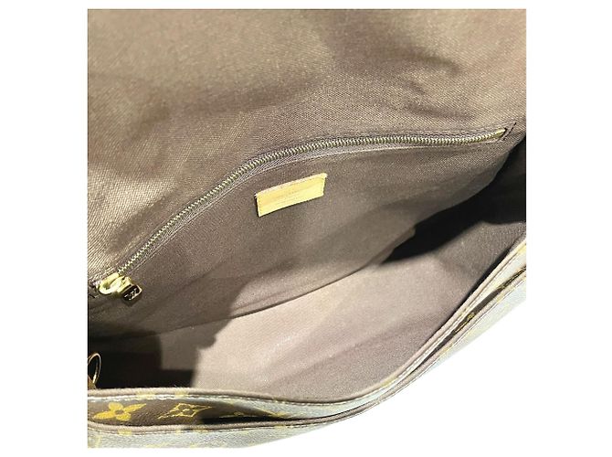 Borsa a tracolla Louis Vuitton Menilmontant PM Marrone - vista 6