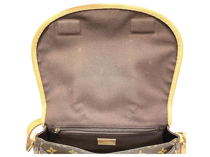 Borsa a tracolla Louis Vuitton Menilmontant PM Marrone - vista 7