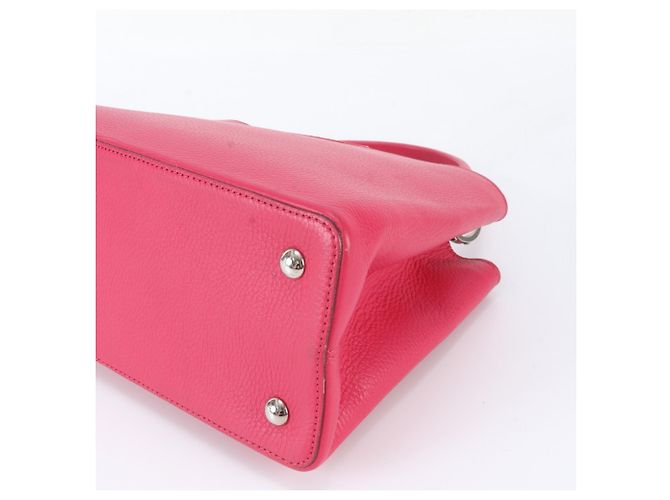 Borsa Louis Vuitton Capucines MM Rosa - vista 5