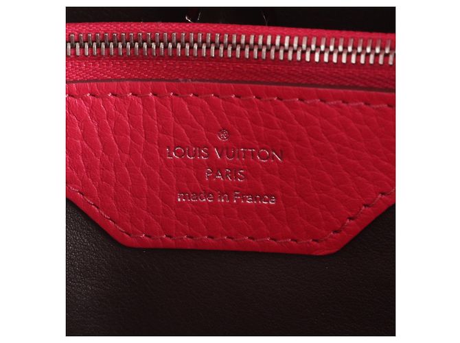 Borsa Louis Vuitton Capucines MM Rosa - vista 8