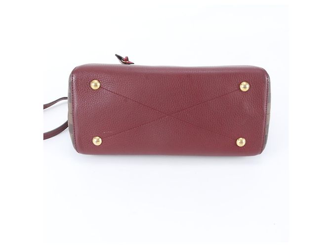 Borsa Tote Louis Vuitton Damier Hyde Park Marrone Fuschia - vista 6