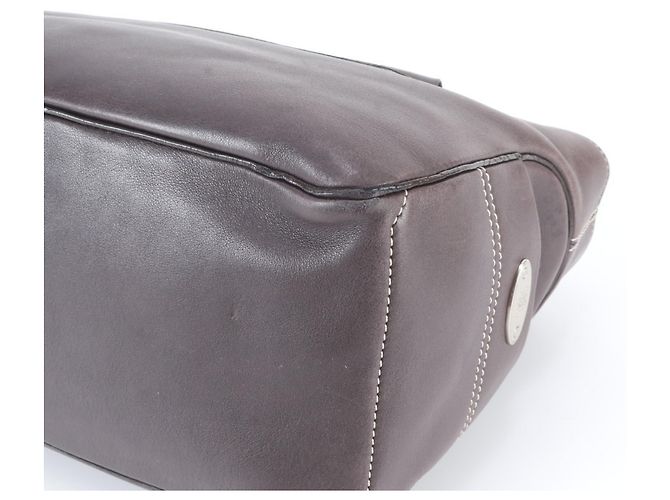 Céline Borsa tote in pelle Celine Boogie Bag Marrone - vista 5