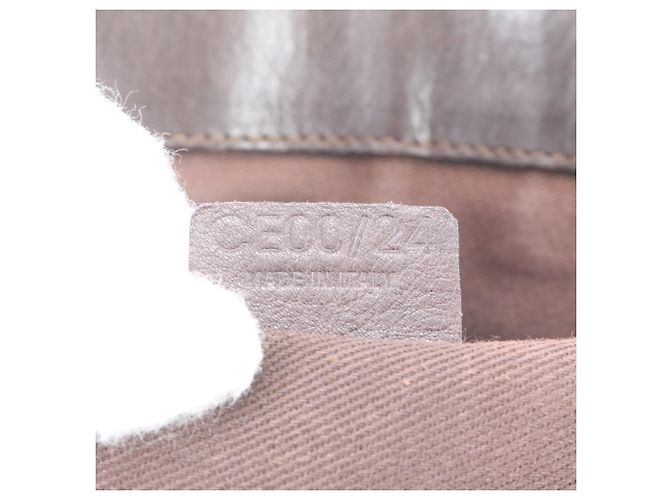 Céline Borsa tote in pelle Celine Boogie Bag Marrone - vista 9
