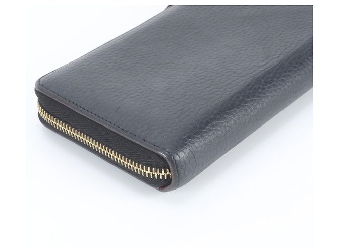 Louis Vuitton Comet Long Wallet aus Taurillon-Leder Schwarz Pink - Ansicht 3