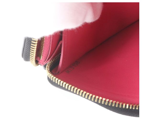 Louis Vuitton Comet Long Wallet aus Taurillon-Leder Schwarz Pink - Ansicht 9