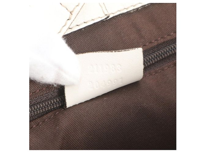 Saco Tote Gucci GG Canvas Abbey Bege - vista 9