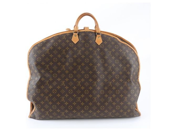 Louis Vuitton Monogram Us Porte Abyss Garment Boston Bag Marrone - vista 3
