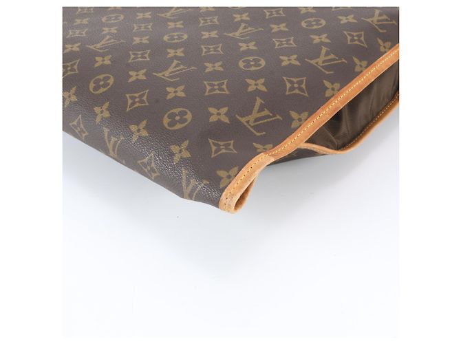 Louis Vuitton Monogram Us Porte Abyss Garment Boston Bag Marrone - vista 5