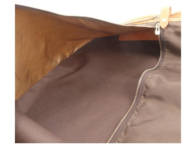 Louis Vuitton Monogram Us Porte Abyss Garment Boston Bag Marrone - vista 9