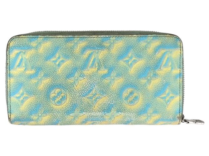Cartera larga Louis Vuitton Monogram Empreinte Azul Amarillo - vista 2