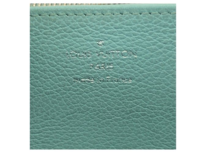 Cartera larga Louis Vuitton Monogram Empreinte Azul Amarillo - vista 5