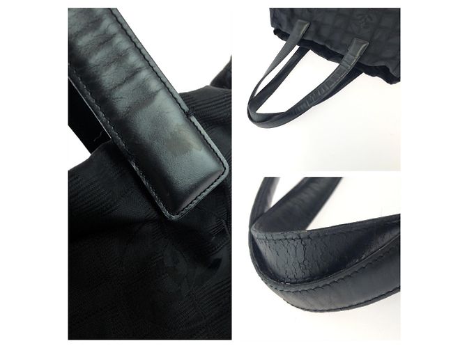 Borsa Tote Chanel New Travel Line MM Nero - vista 5