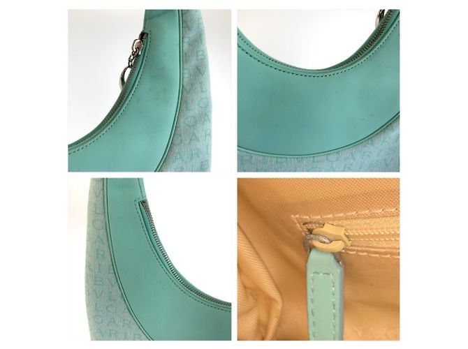 Bulgari Borsa Bvlgari Logomania Mint Green Verde - vista 5
