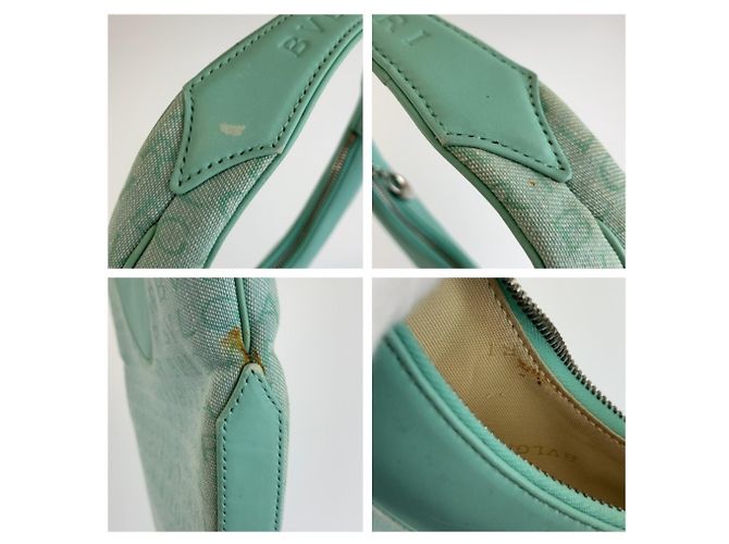 Bulgari Borsa Bvlgari Logomania Mint Green Verde - vista 6
